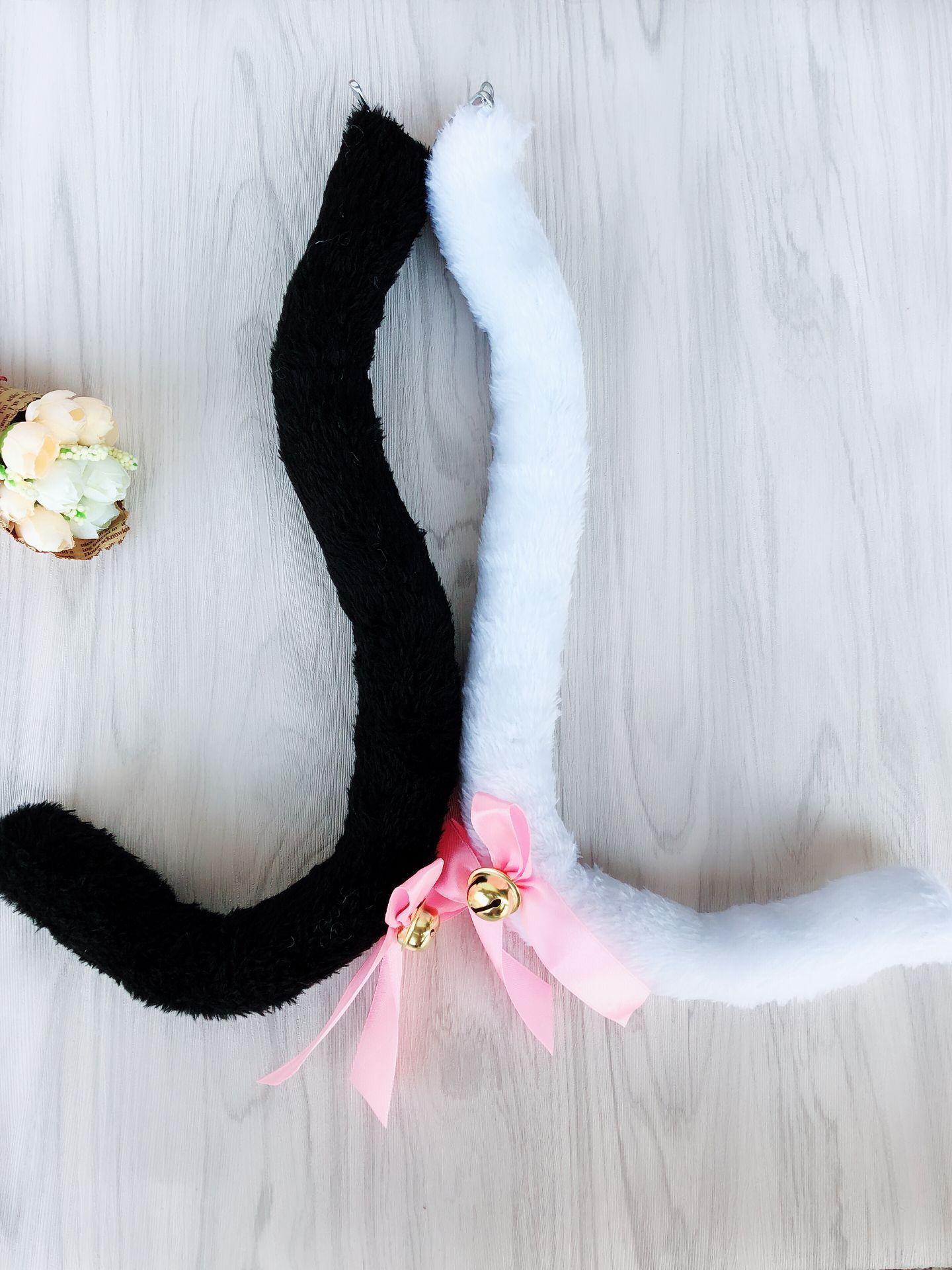 猫尾巴50cm短款女仆猫娘cosplay 动漫展舞会热销可爱 猫耳朵发箍