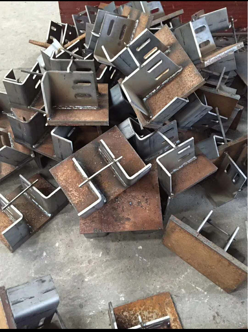 预埋件异形焊接件钢板路基基础预埋件厂家定制钢板定制焊接件批发