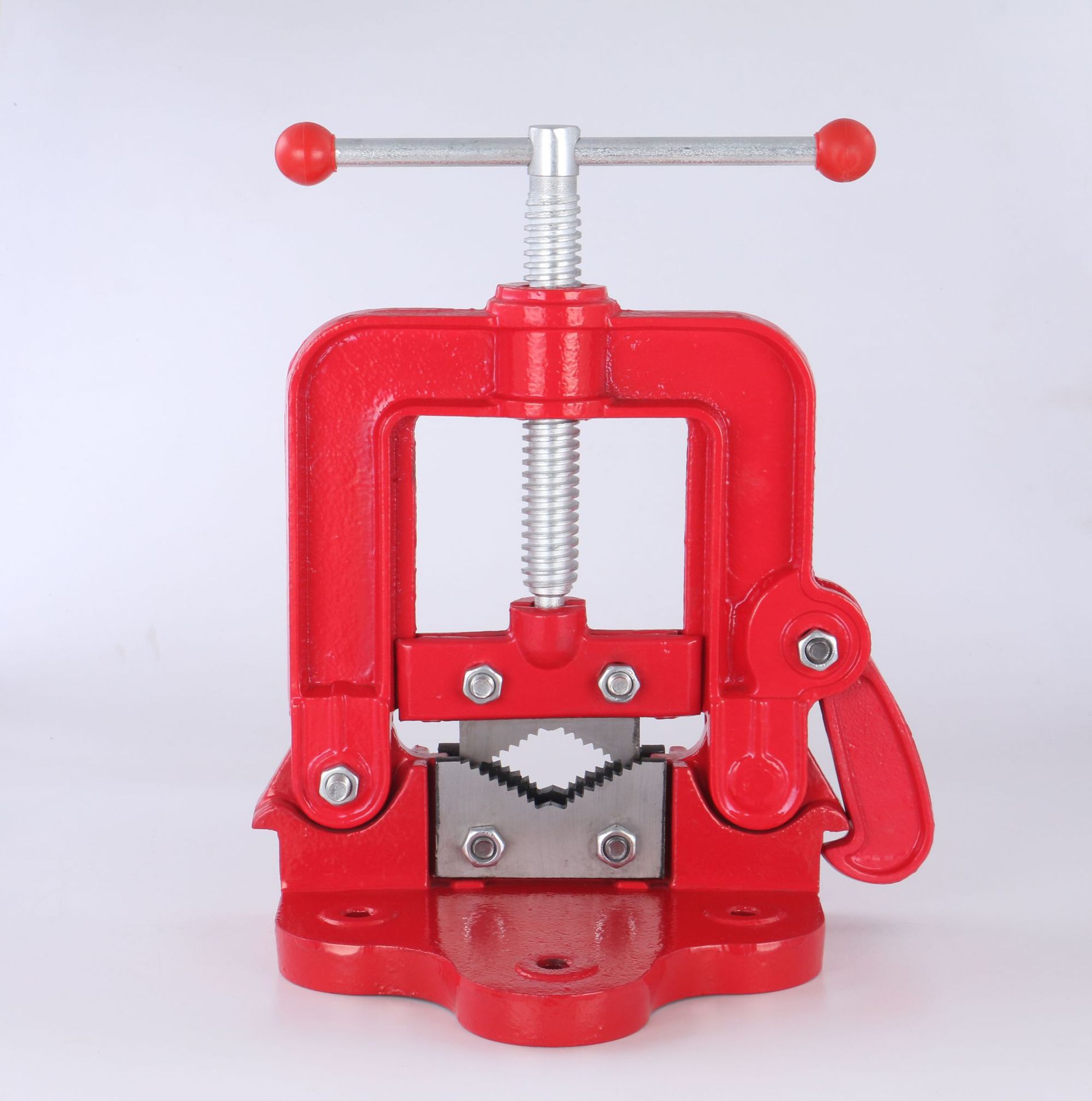 美式轻型重型管子台虎钳龙门钳龙门架子管子台钳管子压力钳