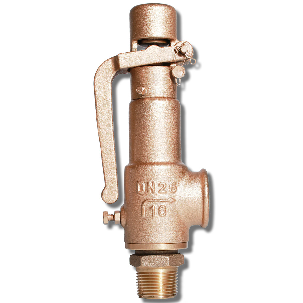 美标阀门 a28w-16t铜弹簧式 丝扣全铜 4分6分管螺纹全铜 安全阀