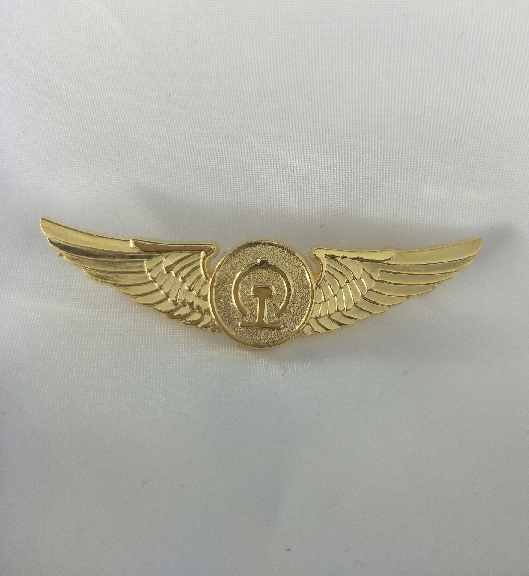 金属铁路胸章 金色胸章 新款铁路徽章及铁路服饰配件