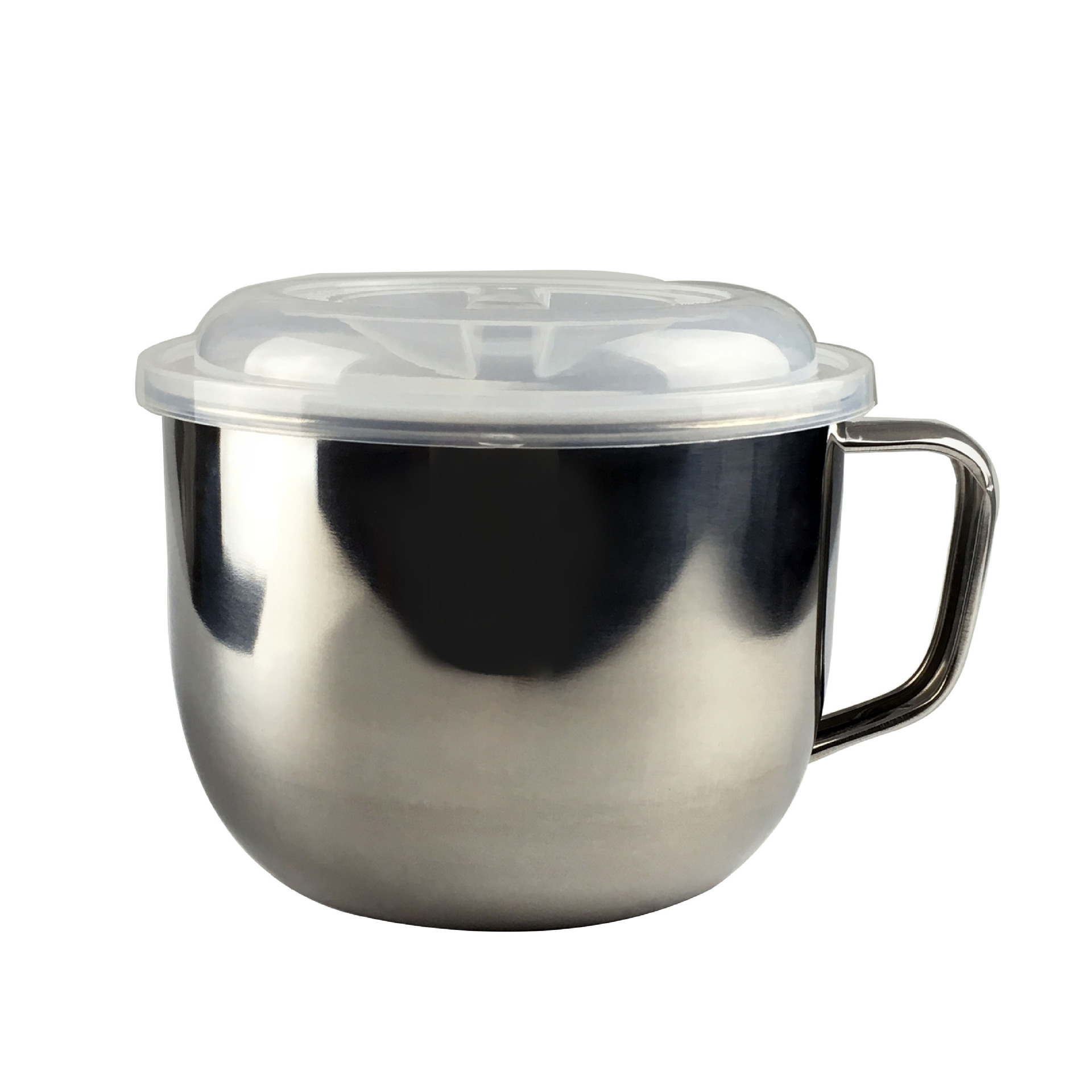 批发无磁不锈钢快餐杯 学生餐杯泡面碗杯带盖午餐盒杯日式便当盒