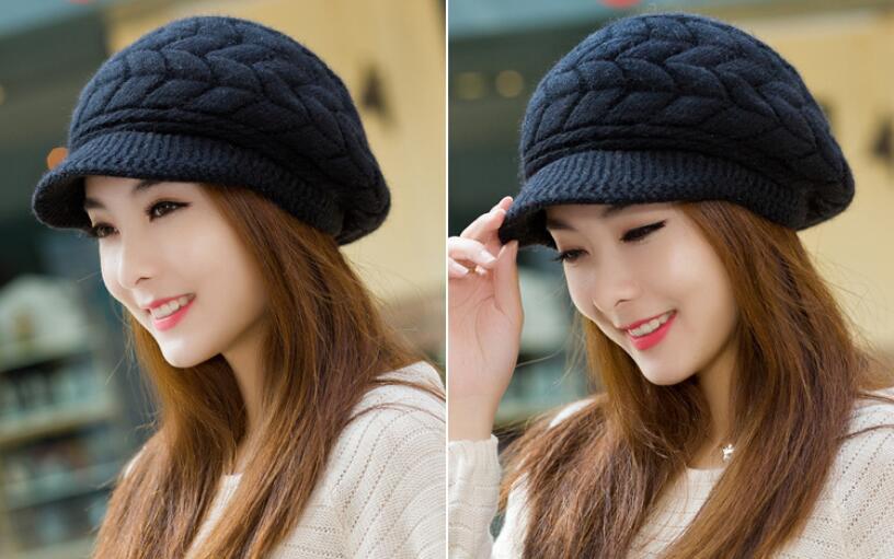 其他 产品类别 贝雷帽 适用性别 女 材质 兔毛 风格 韩版 编织方法