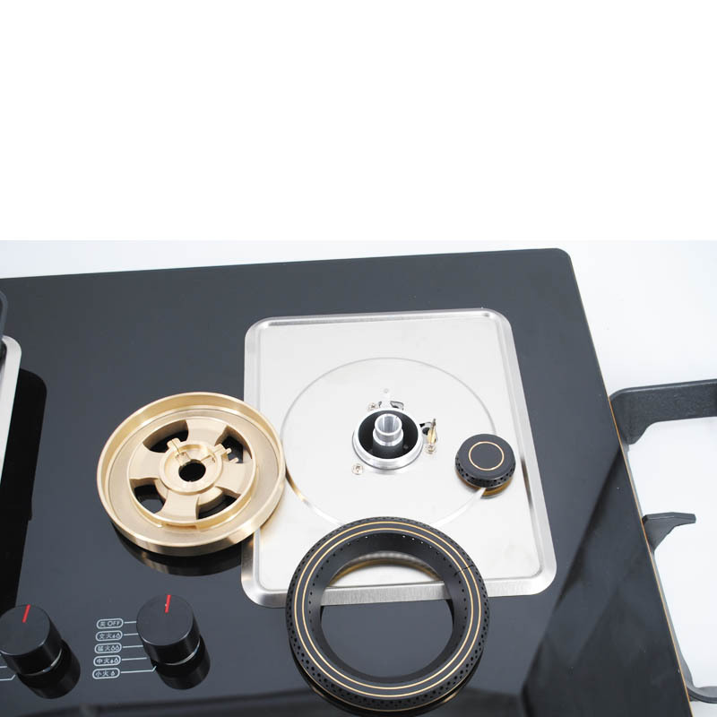 厂家直销丫丫好太太上进风燃气灶聚能 耐用节能煤气嵌入式双灶