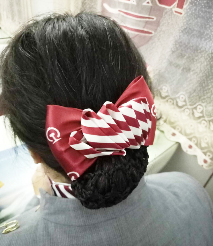 义乌中国铁路车务段头花 中铁高铁地铁头花发网兜发夹盘发饰品