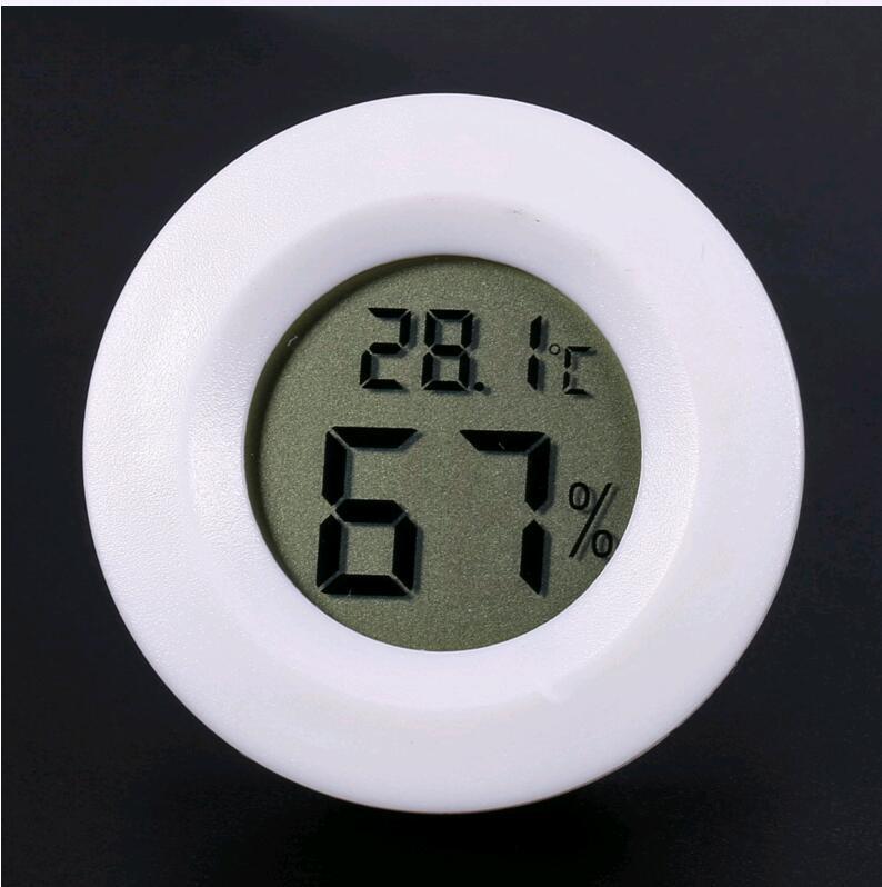 round Hygrometer Crawler Electronic Hygrometer Acrylic Box Climbing Box Thermometer