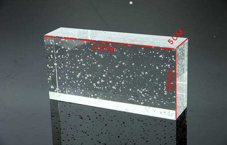 喷砂等工艺合成【商品尺寸】:大小可定制【商品名称】:水晶气泡砖阿里