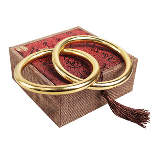 黄铜工艺品 道教用品 法器 铜乾坤圈 阴阳环 道教把件手镯