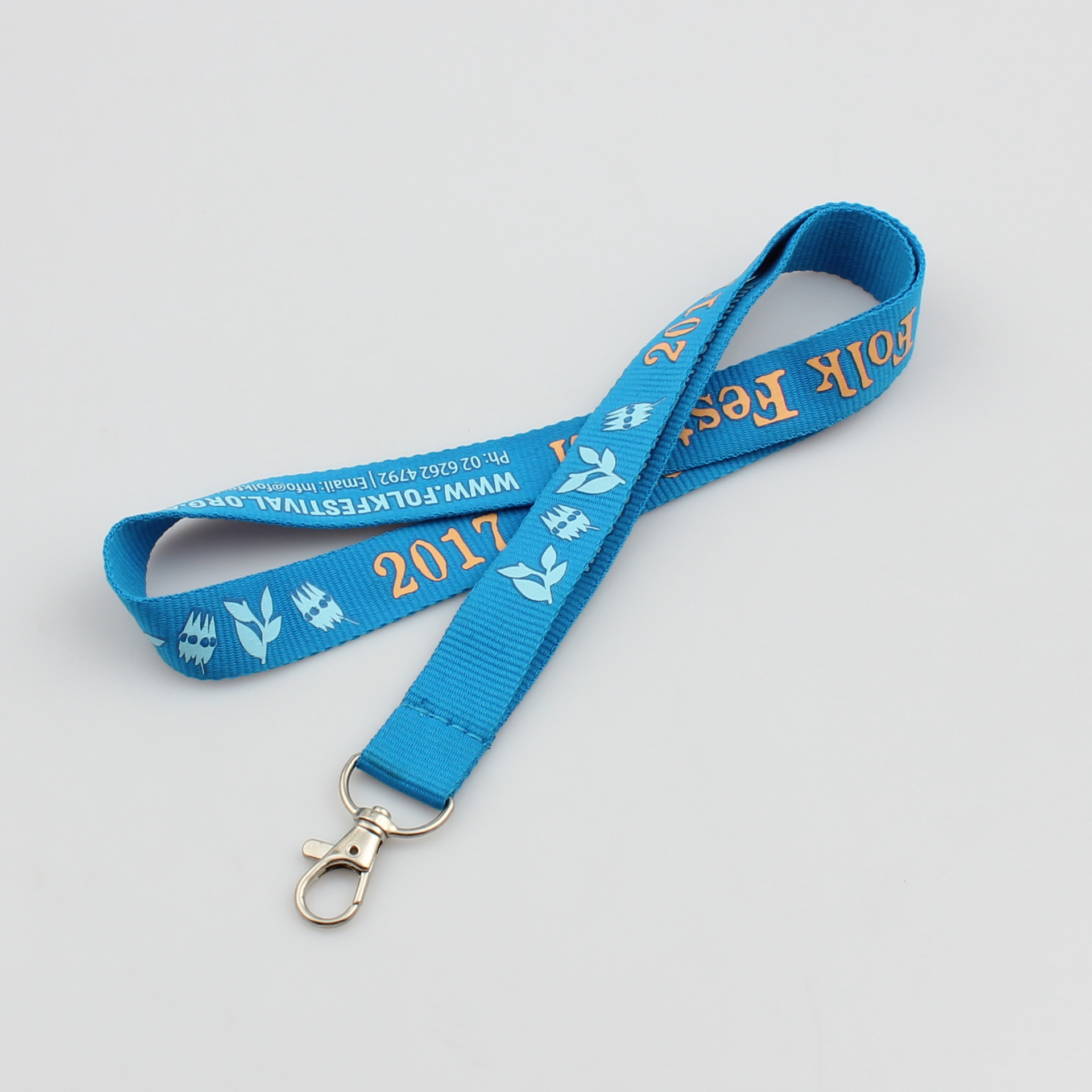 厂家定制丝印立体字工作证挂绳 尼龙织带胸卡厂牌工牌带 证件挂带