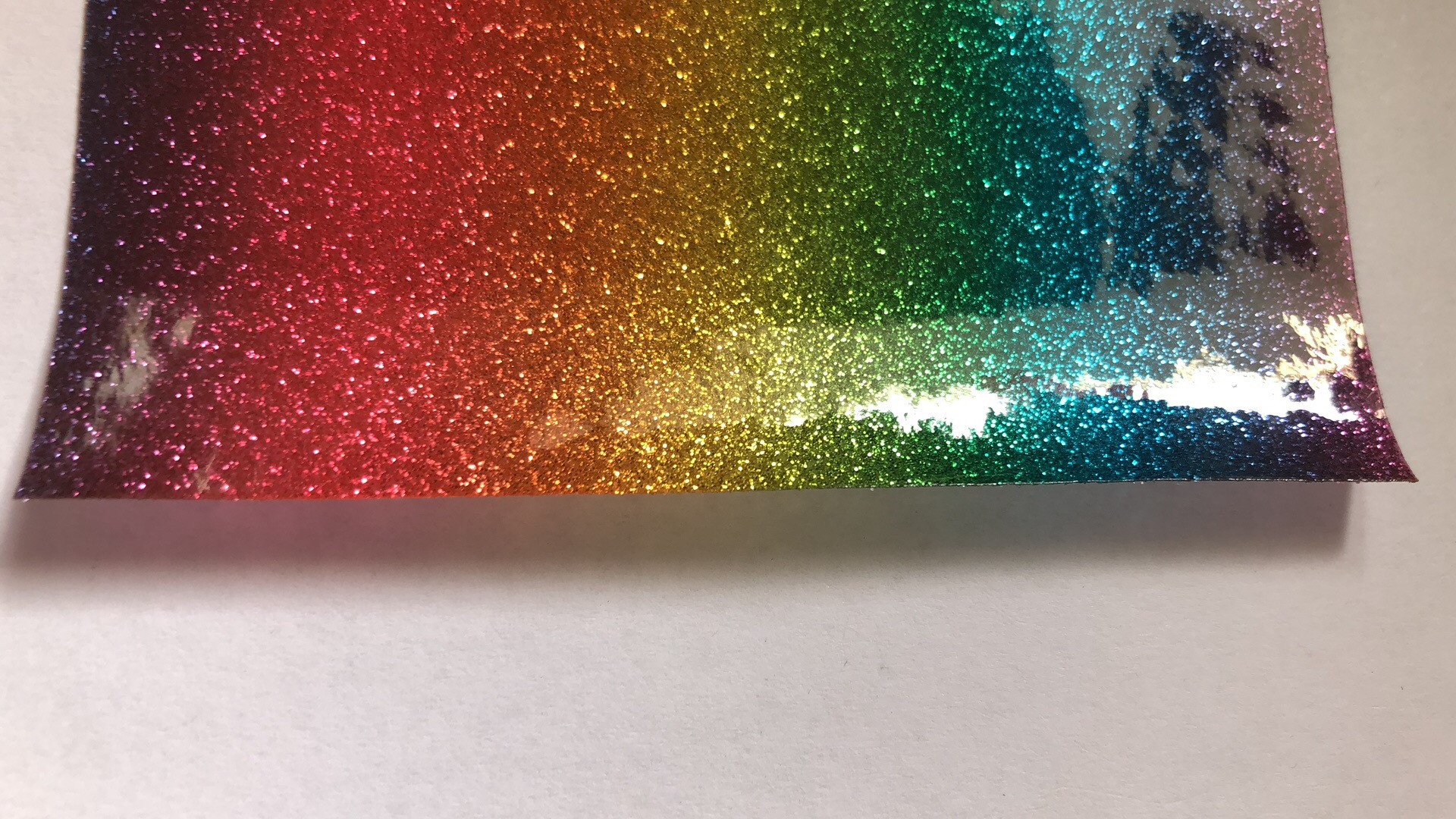 彩虹条格丽特 巴黎钻石透明pvc人造革 箱包电子包装玩具 现货