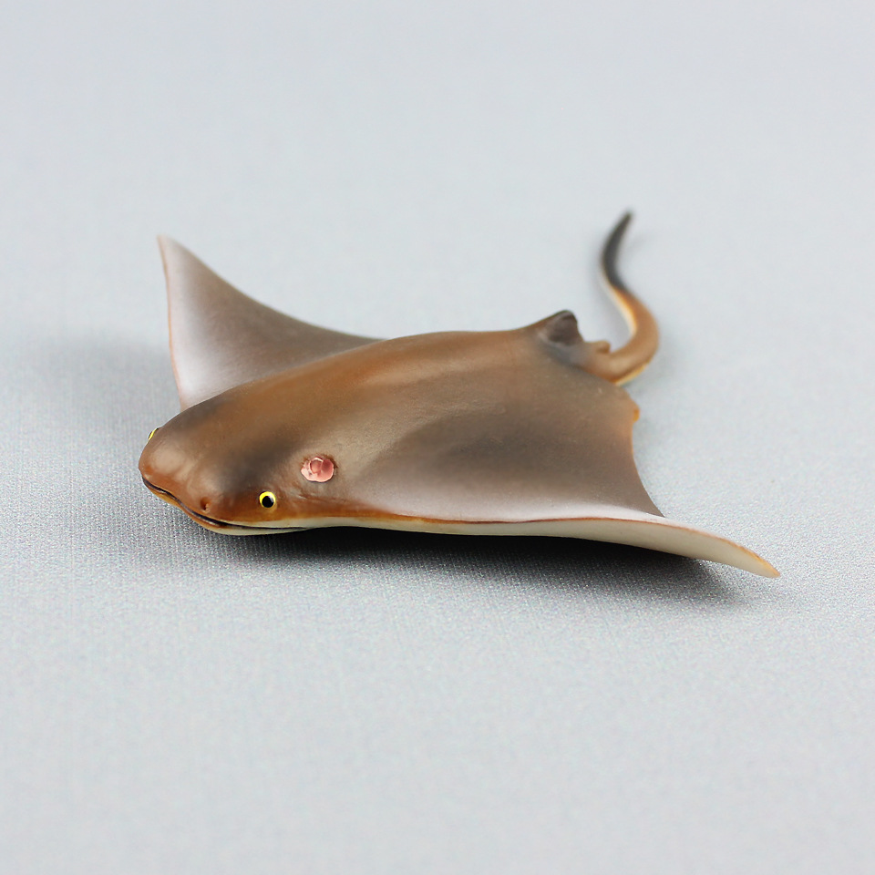 海洋生物模型小魔鬼鱼蝠鲼儿童仿真静态塑胶实心动物玩具外贸货源