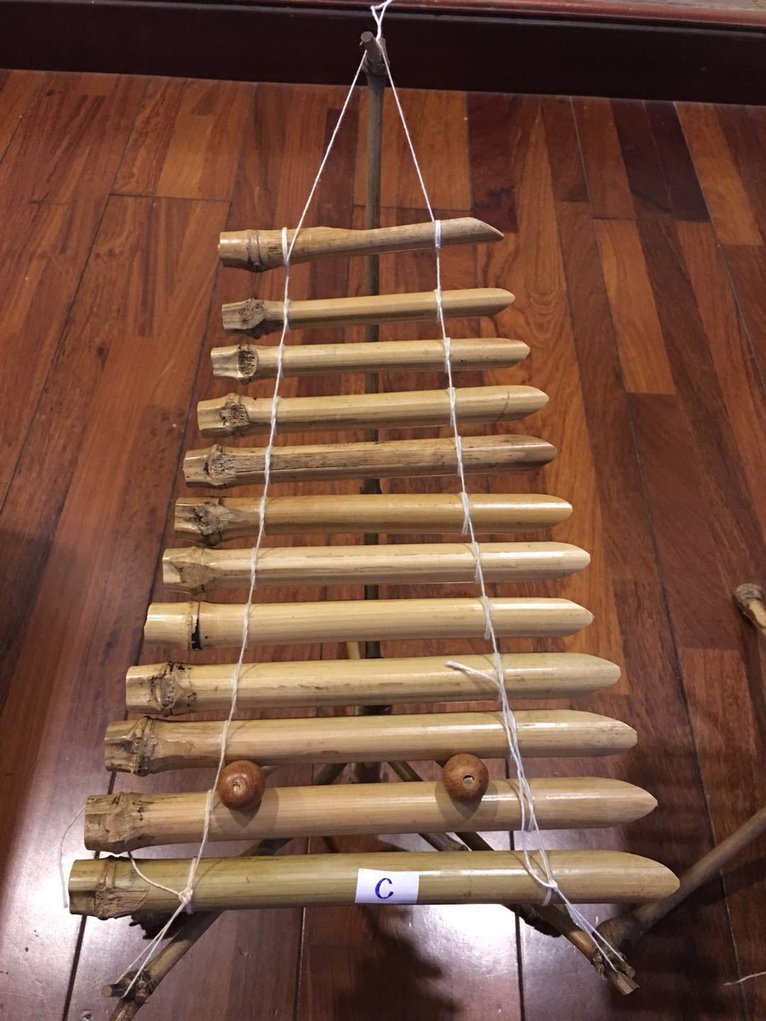 越南敲击乐器 儿童民族 diy乐器组装—trung越南石头,竹琴