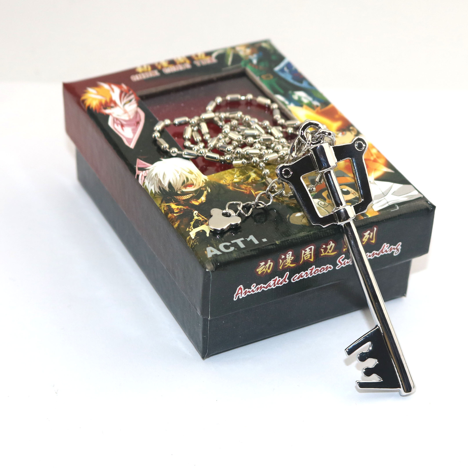 王国之心钥匙项链 材料:合金 重量:62克 包装:合装   1: 直接登入