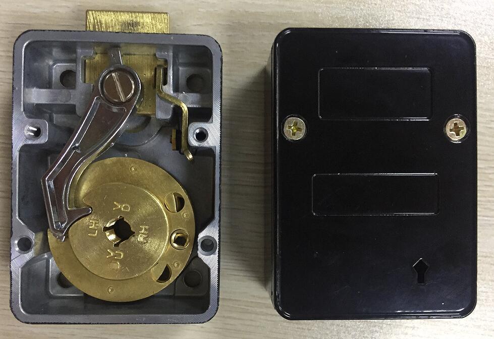 现货黑色防窥视锌合金保险柜锁银行atm机械密码锁金库门锁