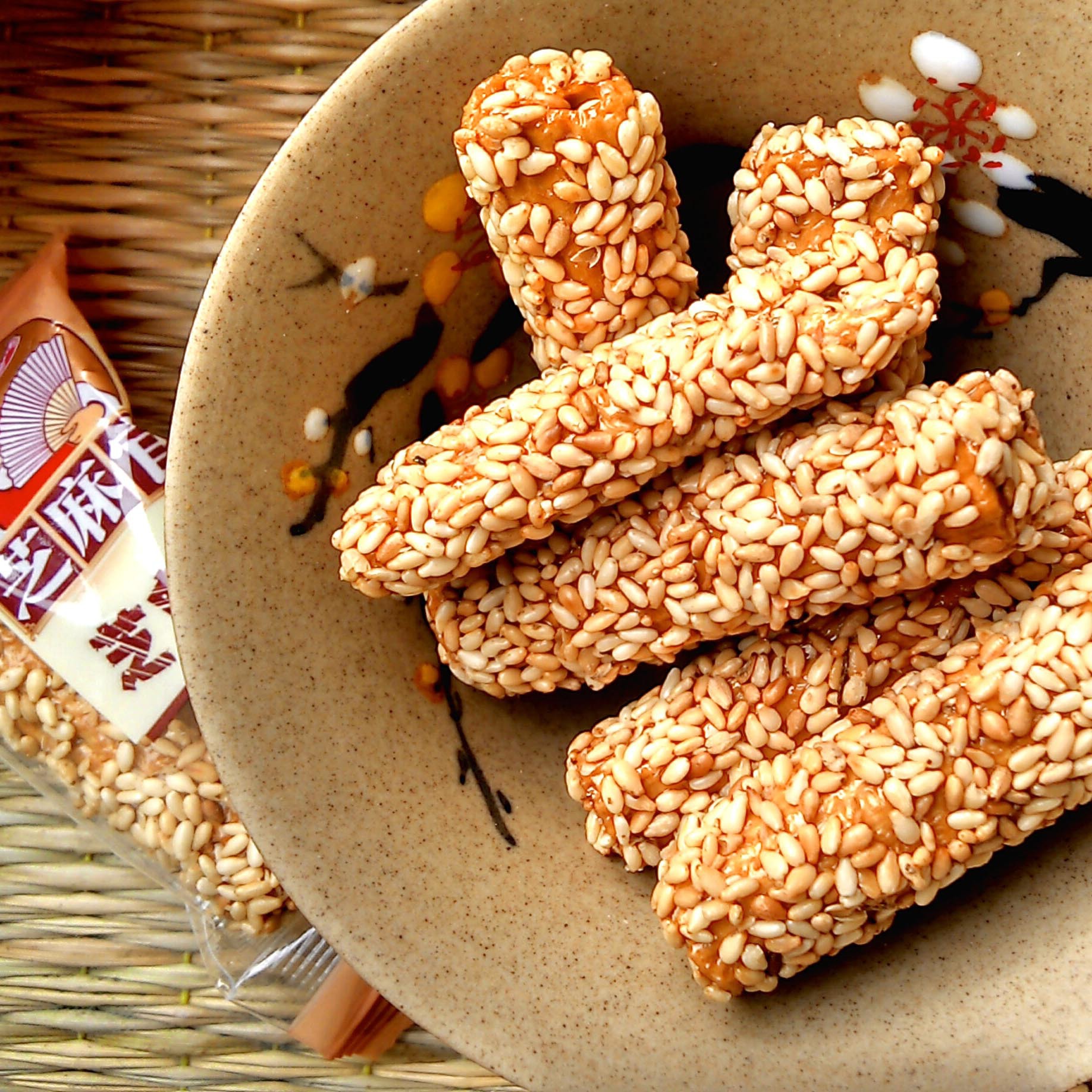 江津芝麻官牌芝麻杆 散称12斤装 四川特产麦芽糖芝麻棍酥糖批发