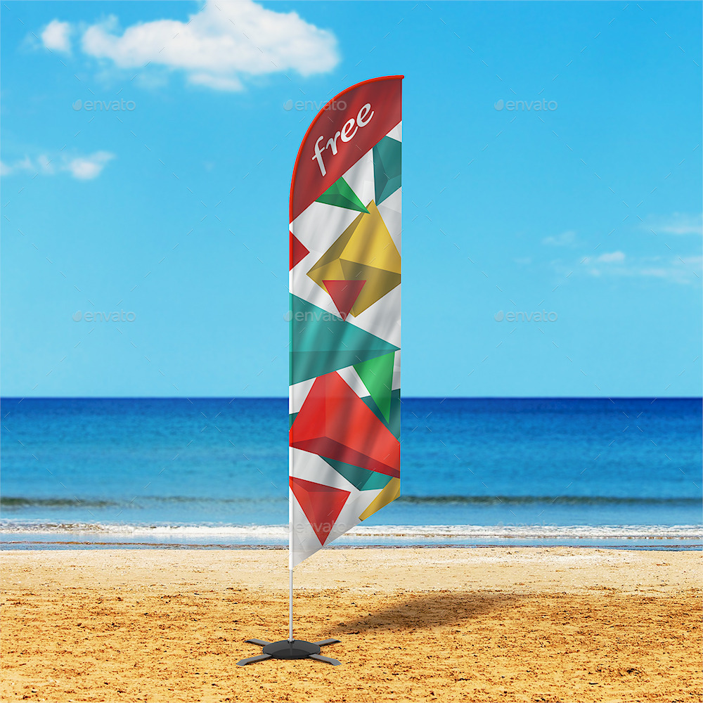 3.5米刀旗 户外广告刀旗 注水道旗 双面旗 注水旗杆批发