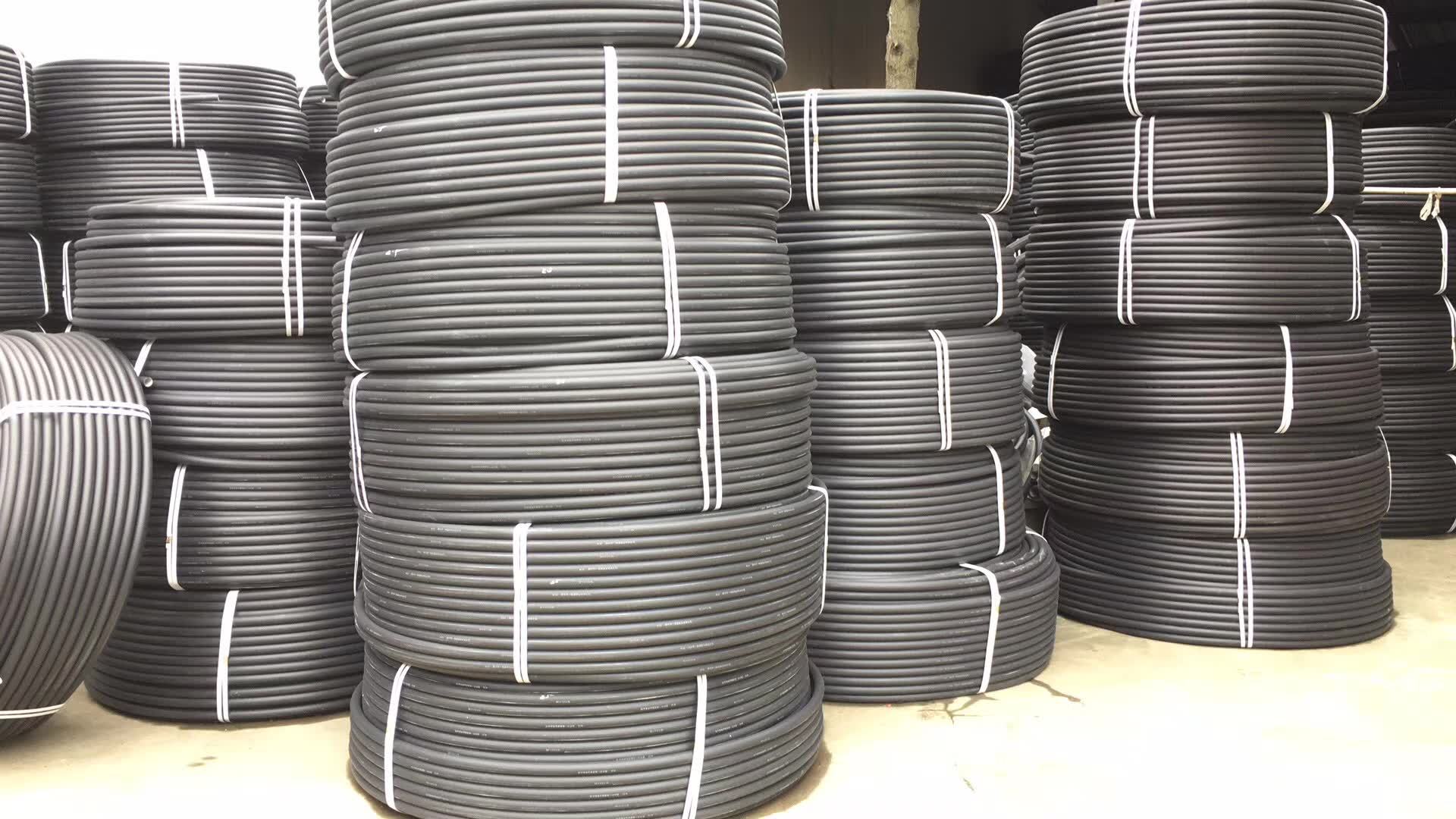 浙江pe硅芯管 pe穿线管电缆预埋40 pe盘管 32 100 60 弱电光纤管