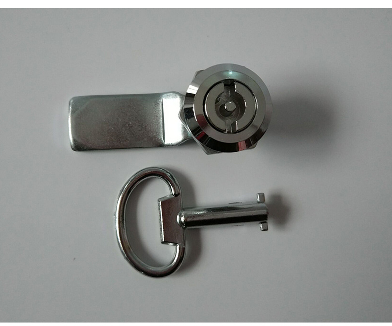 供应 配电柜门锁工业机柜门锁 ms705锌合金三角一字锁转舌锁 批发