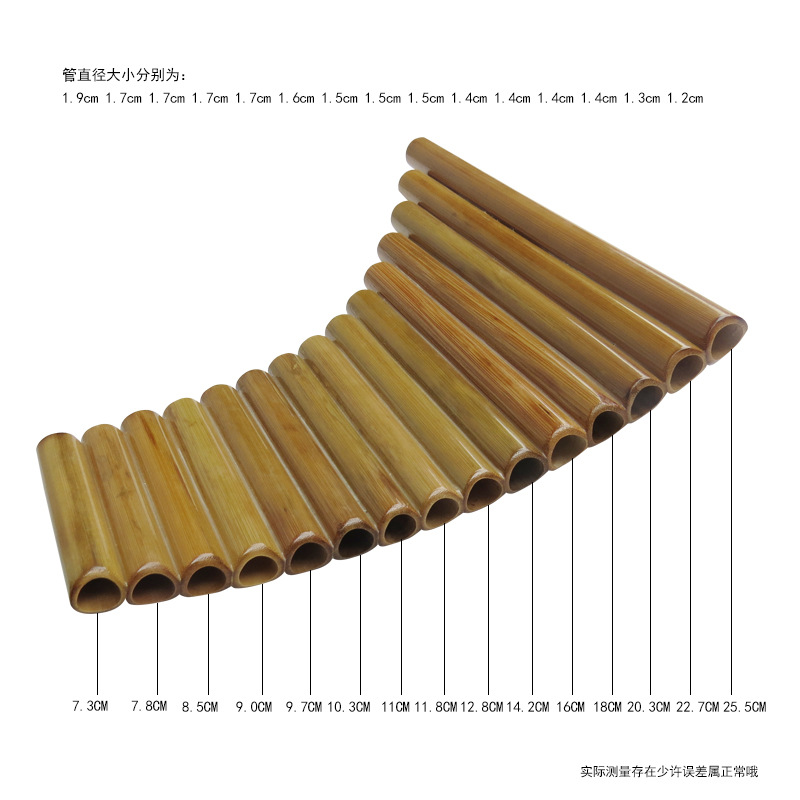 15音排箫初学g调吹奏乐器儿童成人初学入门练习竹萧 厂家直销排箫