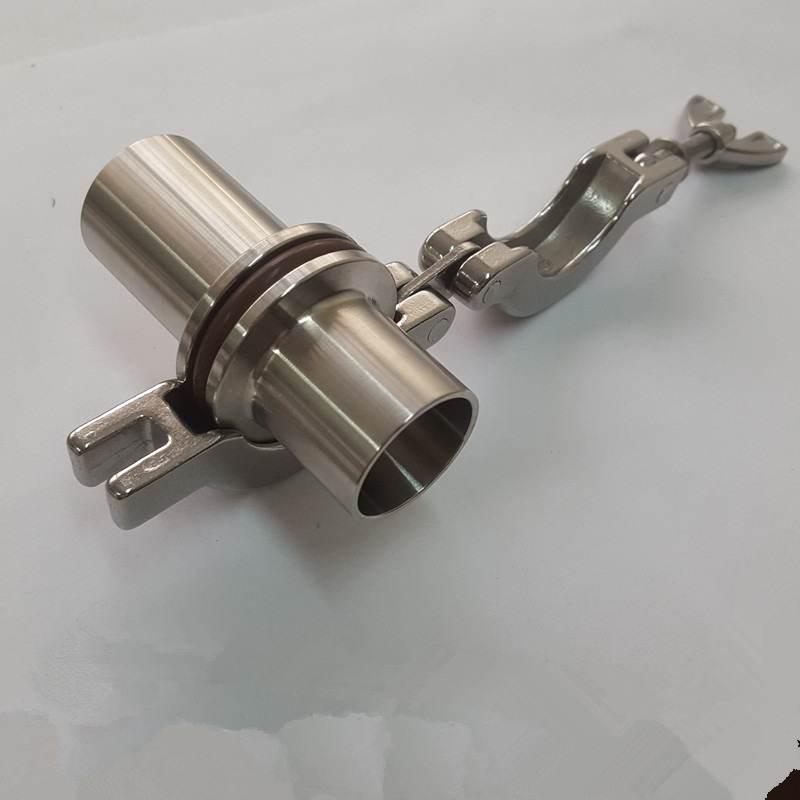 kf真空快装接头304不锈钢快卸法兰卡箍接头kf10-16-25-40-50-100