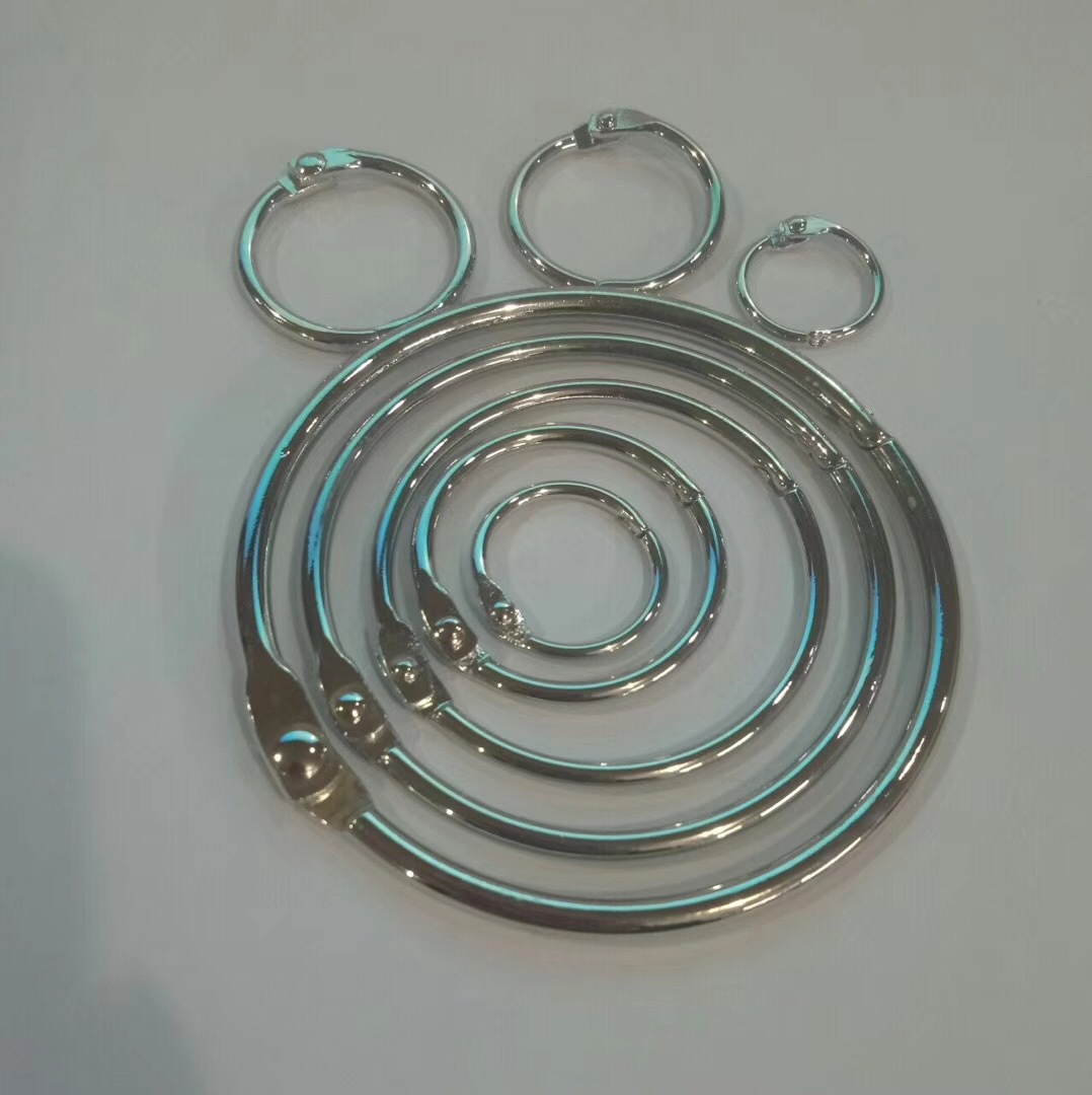 办公用品卡圈 书画日历圆形卡圈卡扣 环保电镀 品质保证 价格低