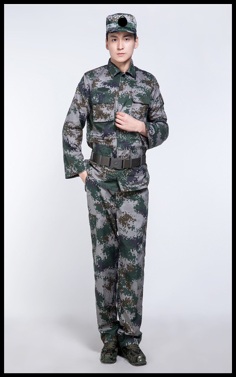 配发丛林数码迷彩服套装陆款作训服正品07式户外军训军迷迷彩服厂