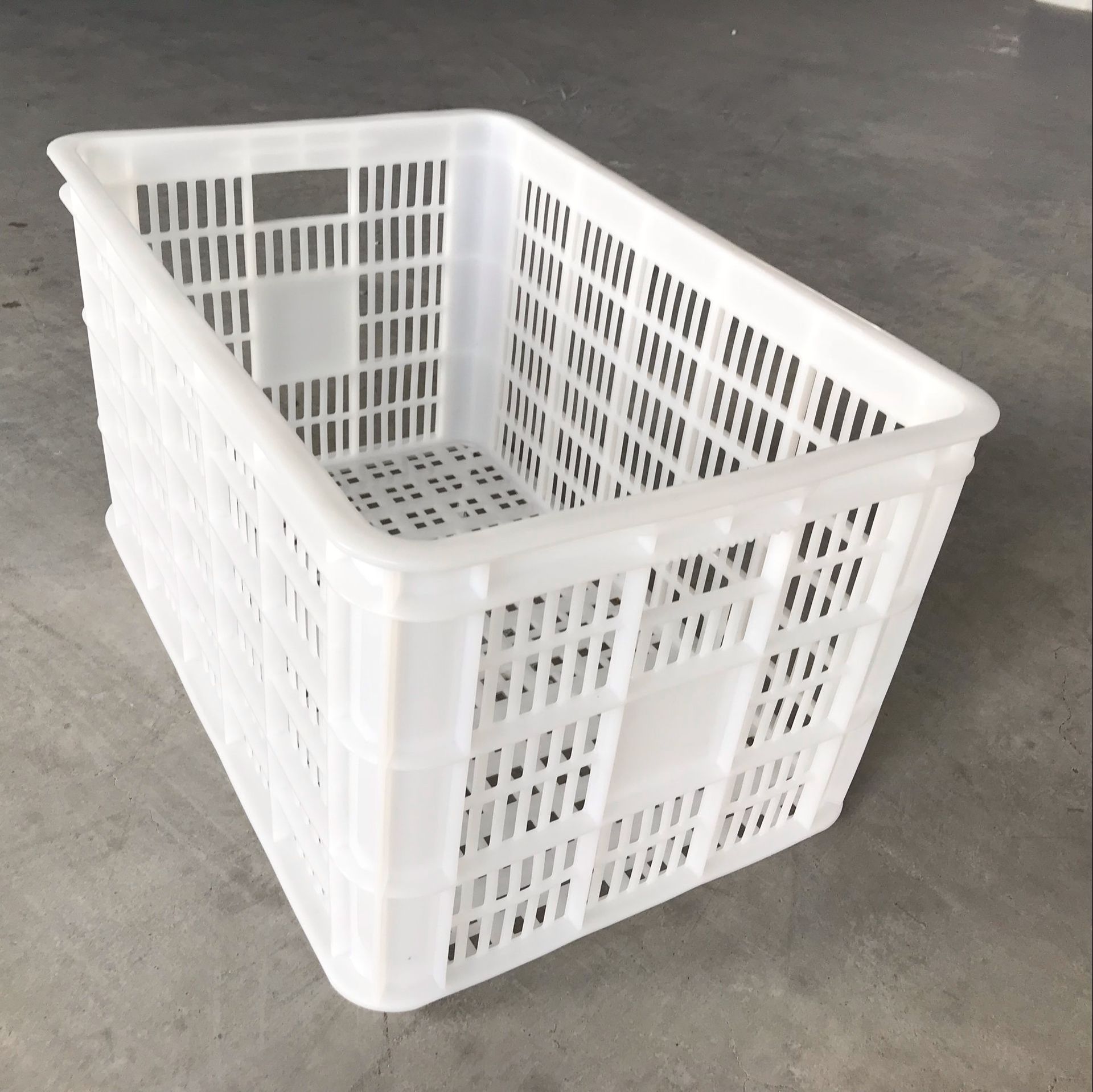 厂家定制塑料水果周转箱 加厚长方形塑料水果框 萝卜蔬菜周转筐