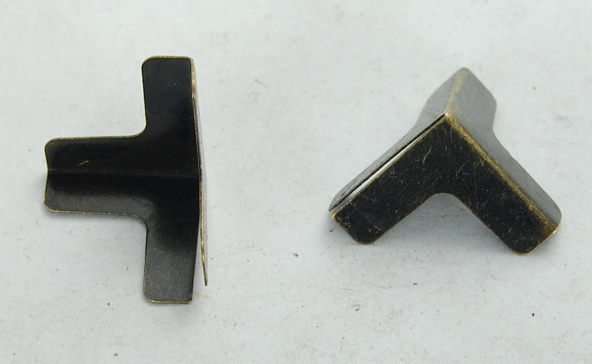 箱包包角 金属贴角 古铜复古压角 布艺皮具护角