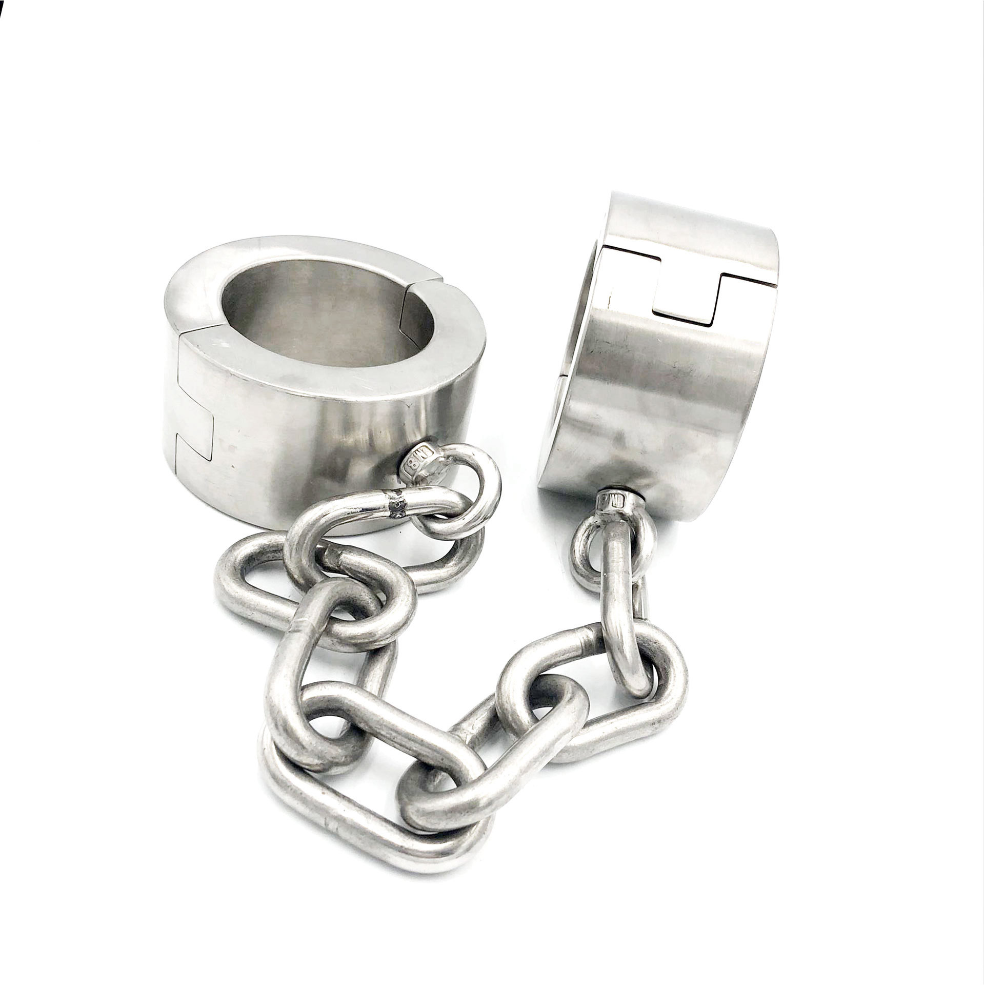 厂家直销女用不锈钢特重脚镣(6cm高 钥匙开启)金属成人情趣用品