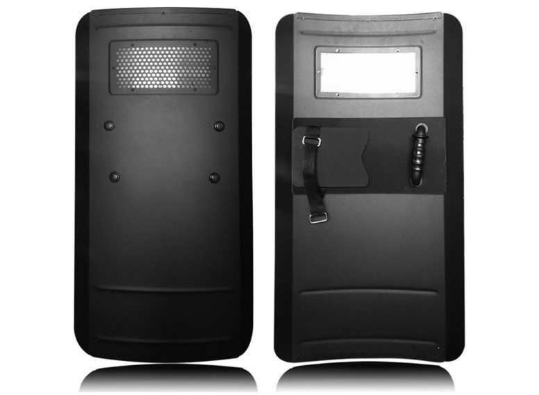 铝合金曲面防暴盾牌 坚固耐用 字体定制 折角方盾 厂家直销