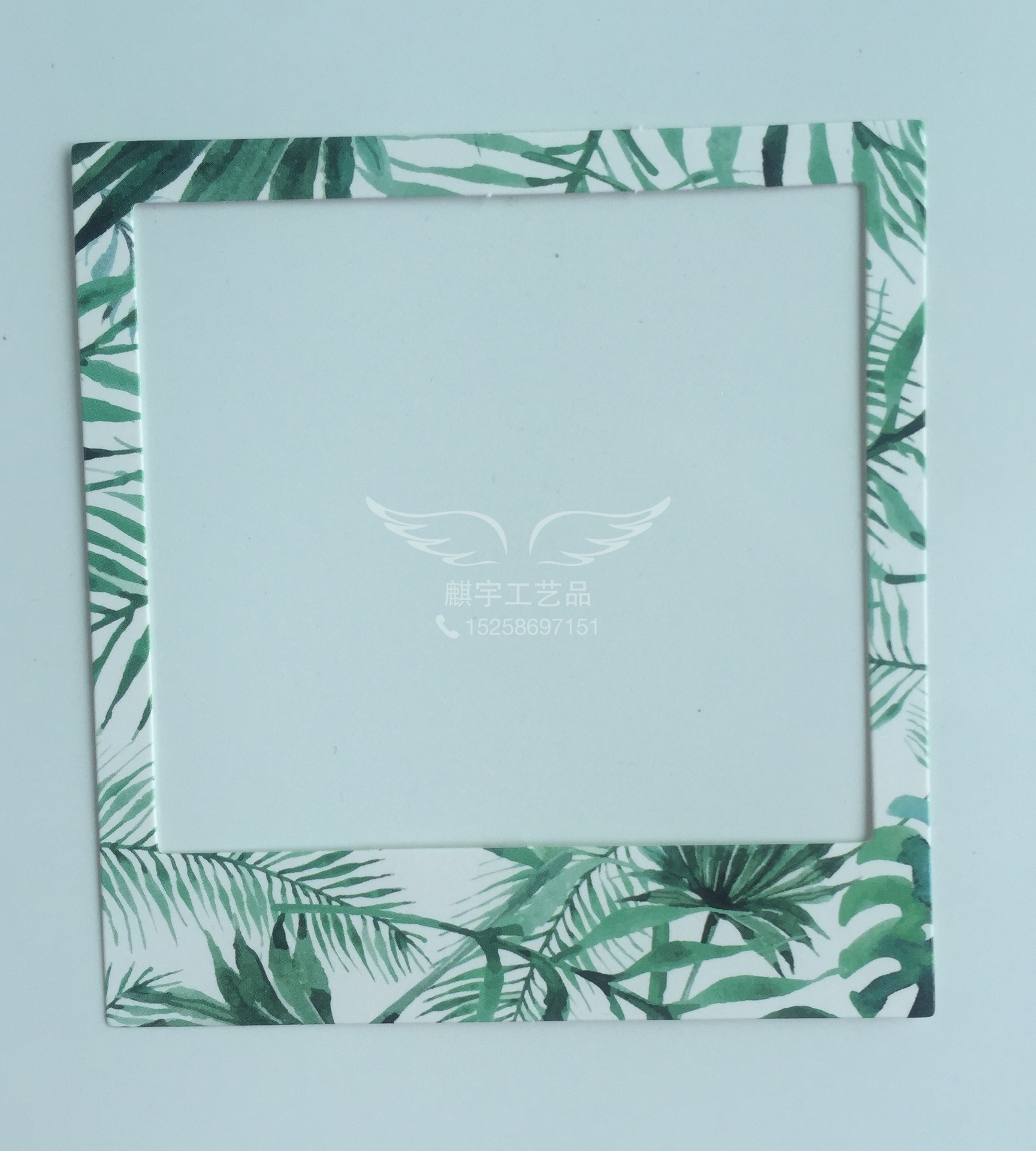 8张创意diy烫金纸相框 简约照片相片框 个性diy儿童相框装饰框