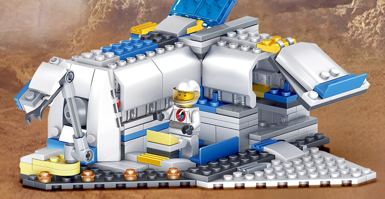 开智80010航天飞船小颗粒拼装模型积木_供应产品_广东凯裕科教文化