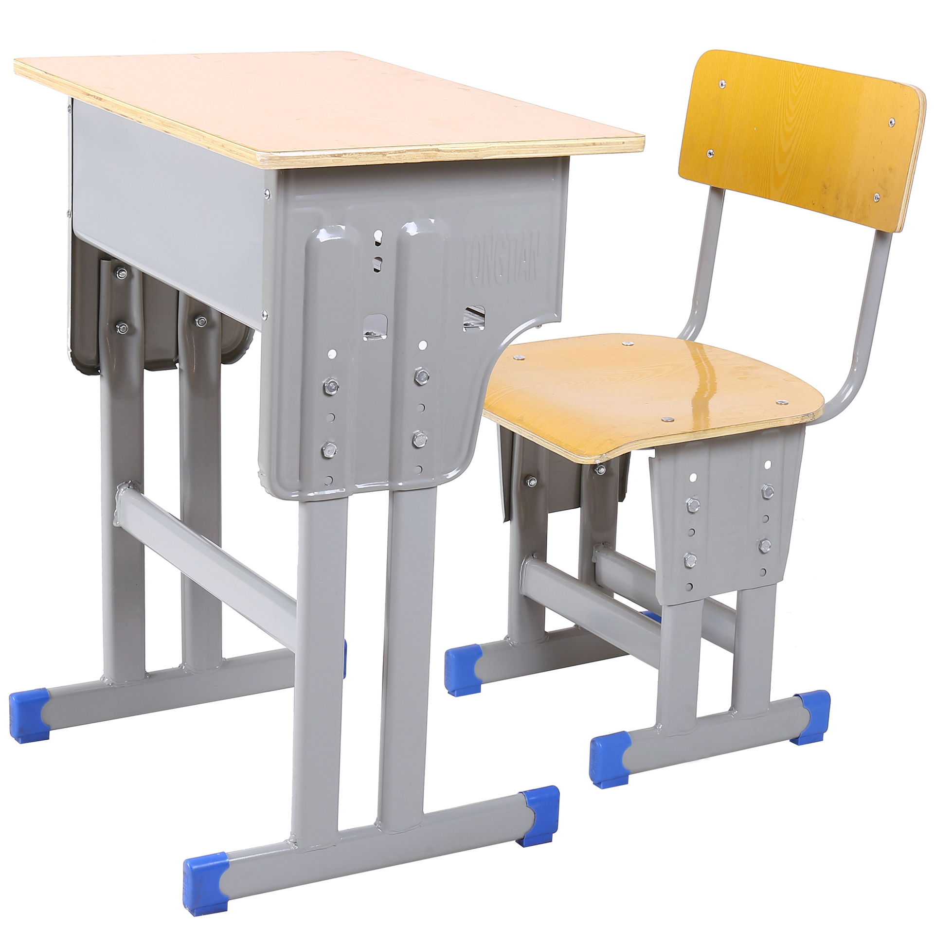 加厚中小学生课桌椅批发升降学校培训班课桌学生双层课桌椅套装