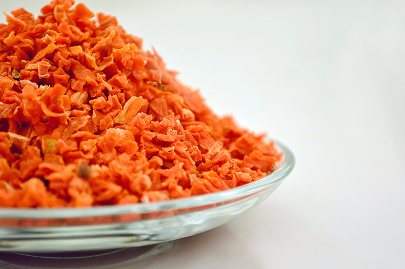 5*5胡萝卜粒 源头工厂 全尺寸脱水蔬菜胡萝卜粒 散装批发 1000g