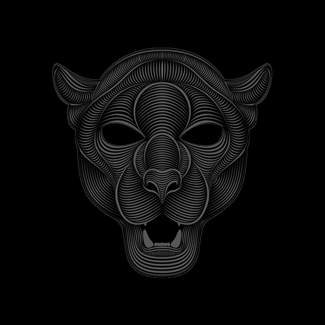 动态发光面具 色彩多样舞会塑料面具恐怖鬼脸面具 el全脸面具