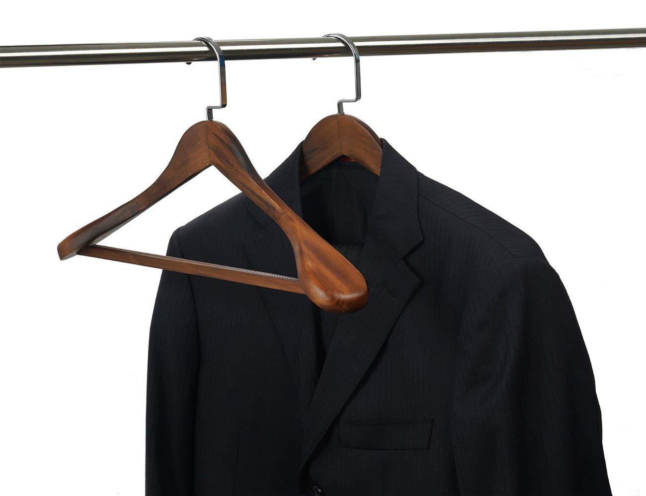 展示衣架优质实木衣架宽肩西装衣架成人木制西装衣架服装店衣挂