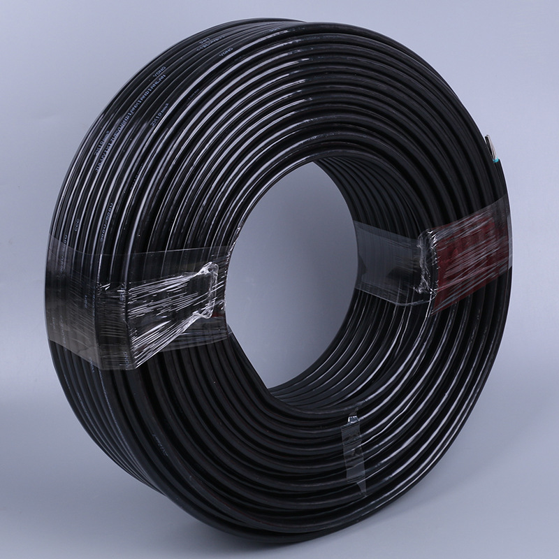 blvvb黑色家装电源线 10平方铝芯电线 双股护套绝缘电线电缆