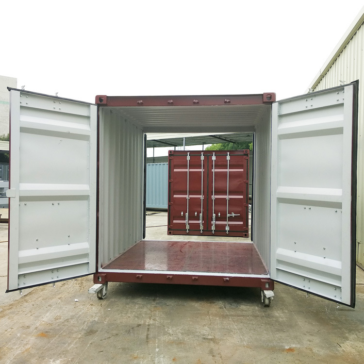 20英尺40英尺前后开门物流集装箱 可加装侧门 位置与尺寸可选