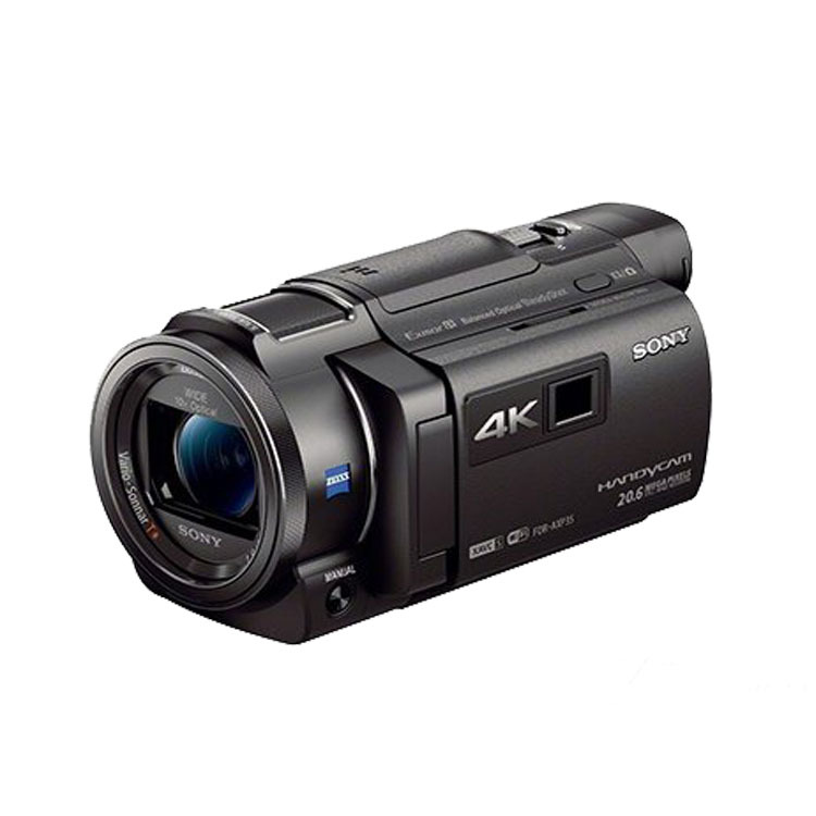 fdr-ax100e 4k高清数码摄像机广角高速wifi适用于索尼3.5寸旋转屏