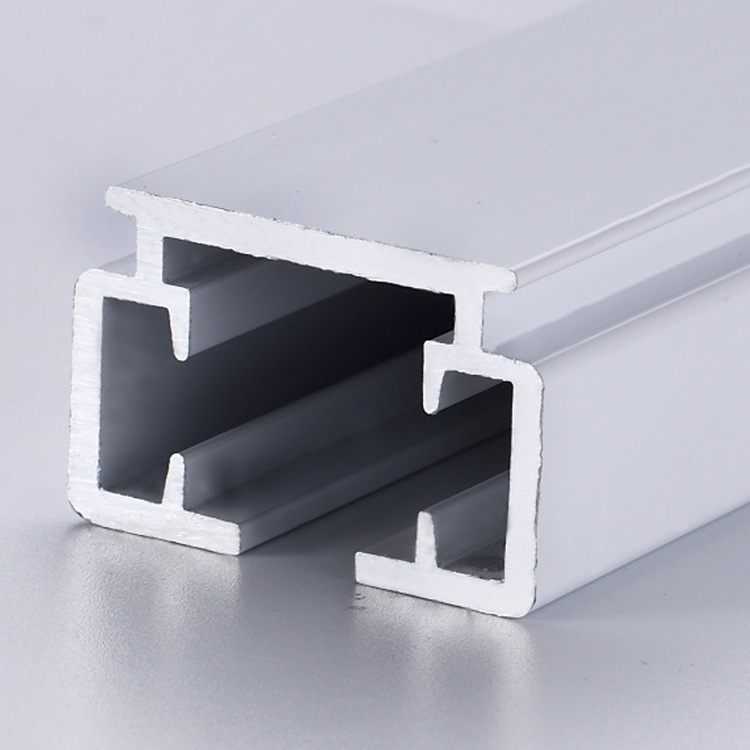 厂家供应智能电动窗帘轨道导轨电泳纯白新尚飞导轨2.2加厚壁轨道