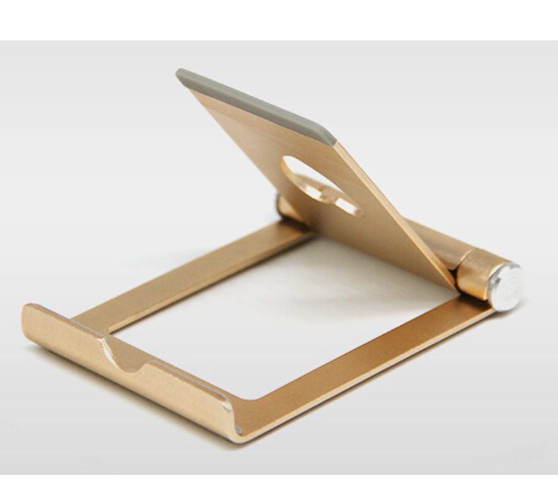 懒人可折叠手机支架爱心手机平板桌面铝合金支架金属支架厂家直销