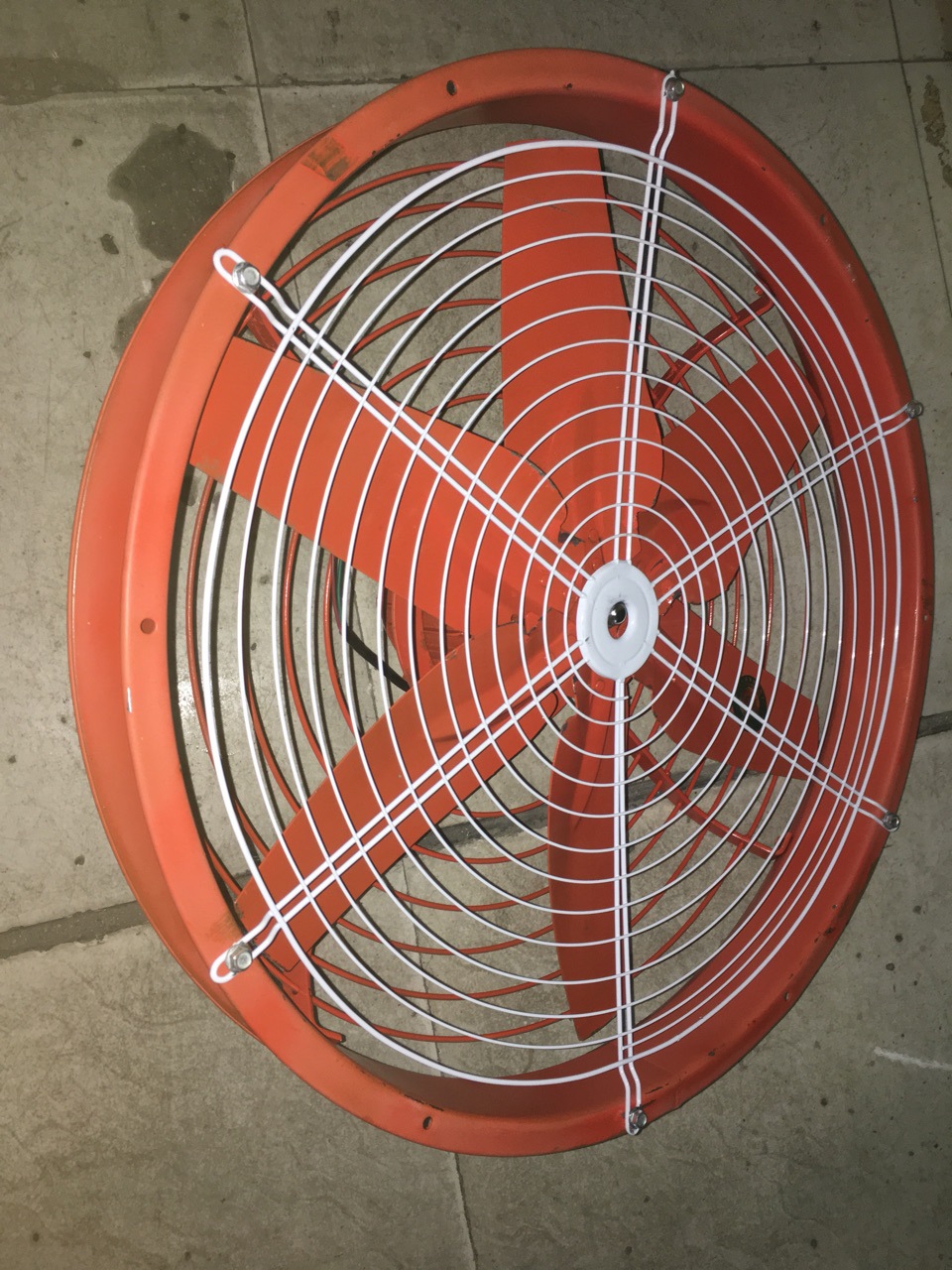 圆形强力工业排气扇fa750mm排风扇抽风前后双面带网成都