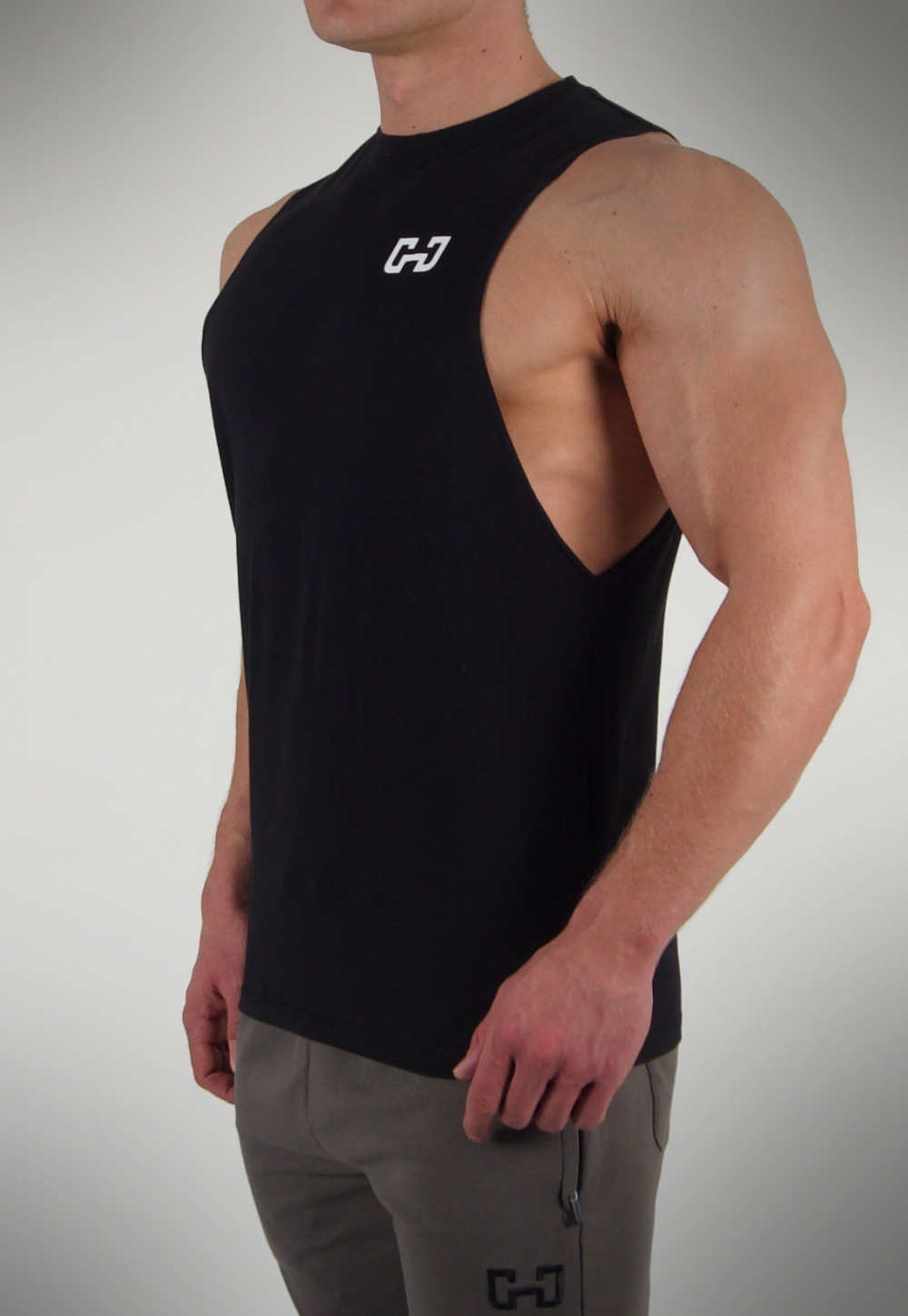 运动休闲男士肌肉健身兄弟跑步棉透气修身训练无袖背心一件代发