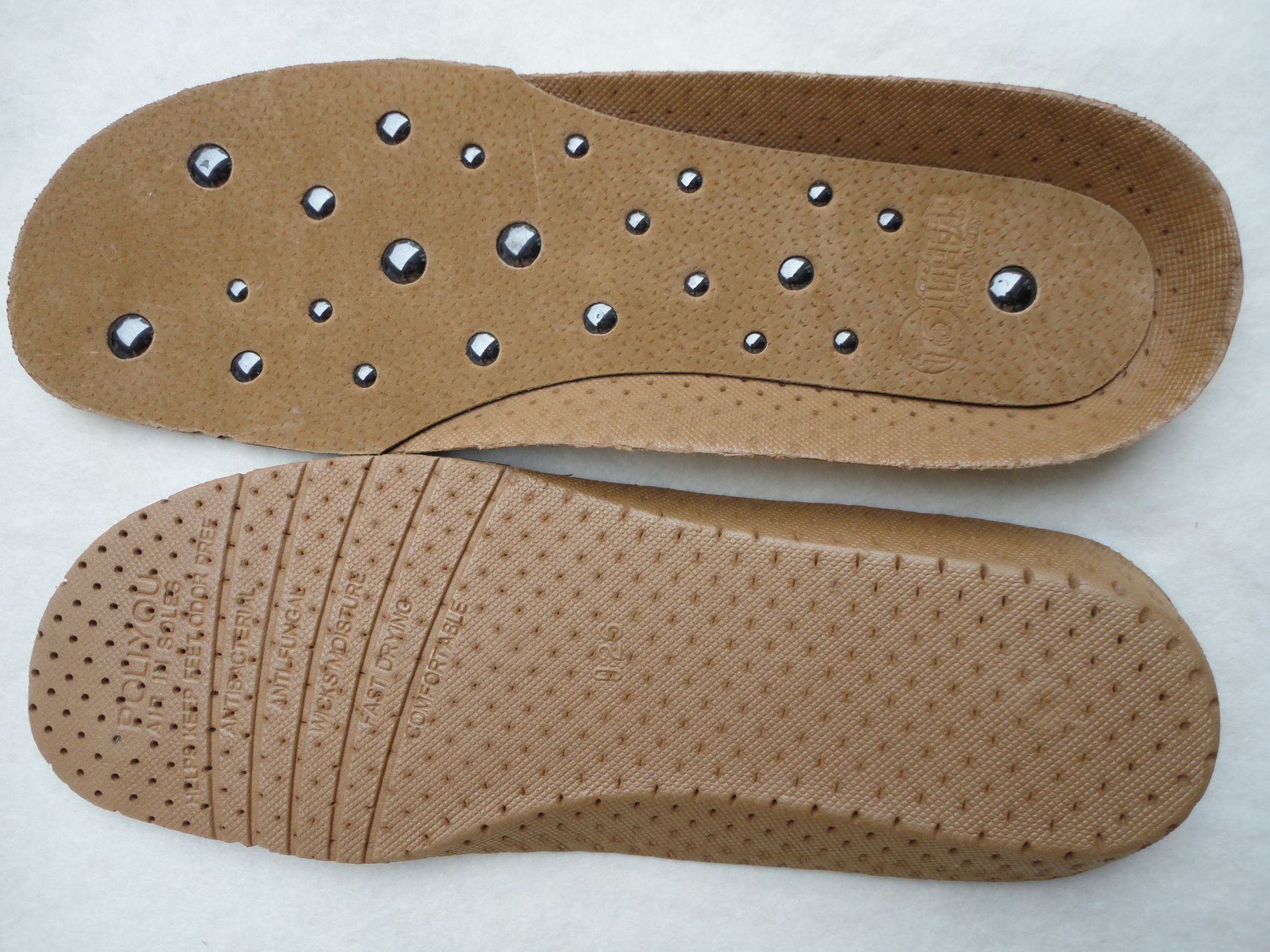 磁疗鞋垫 强磁按摩 面包磁 足部护理针灸磁,磁性真皮