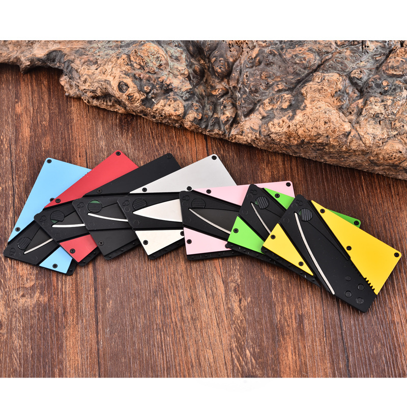 彩色加钢卡片刀 信用卡刀 多功能折叠刀 卡片刀 开信刀 创意小刀