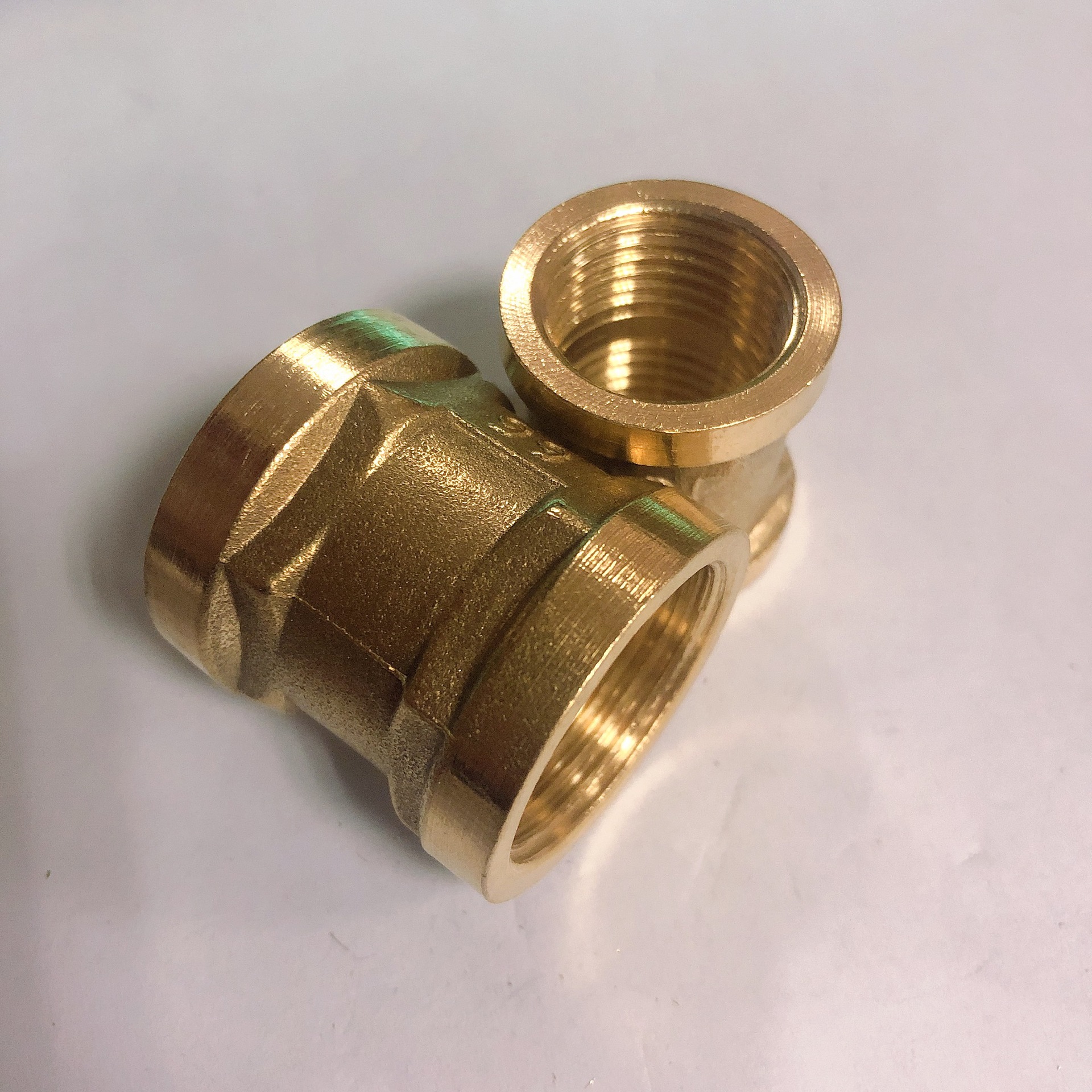 dn15水暖内丝直接黄铜内丝管箍管古1/2方体加厚4分6分管箍内螺纹