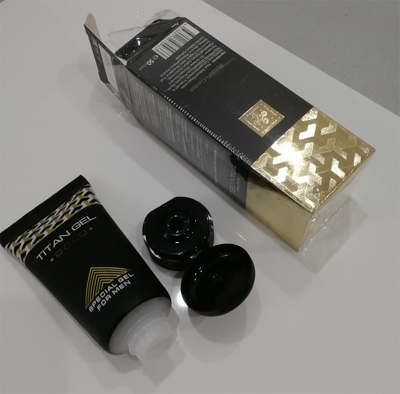 厂家直销外贸款titangel泰坦白头卡扣金盒软膏男士精油阴茎按摩膏