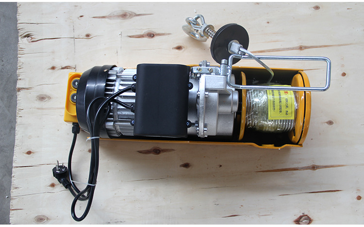 批发微型电动葫芦220v家用小吊机卷扬机pa300遥控微型电动葫芦
