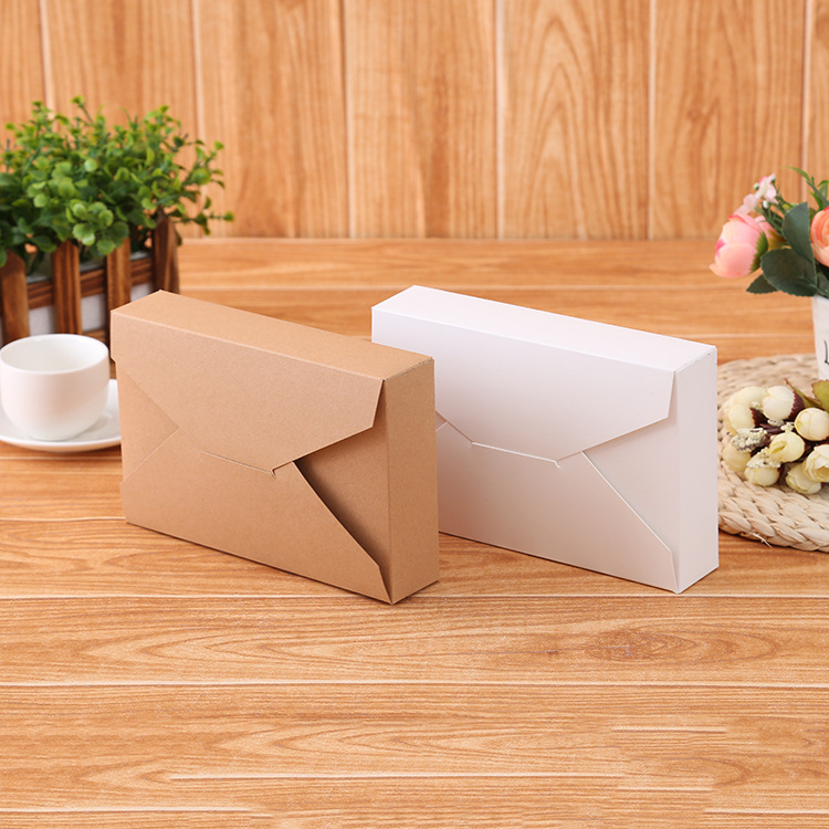 厂家批发烘焙包装盒首饰礼品盒信封牛皮纸盒现货logo牛皮抽屉纸盒