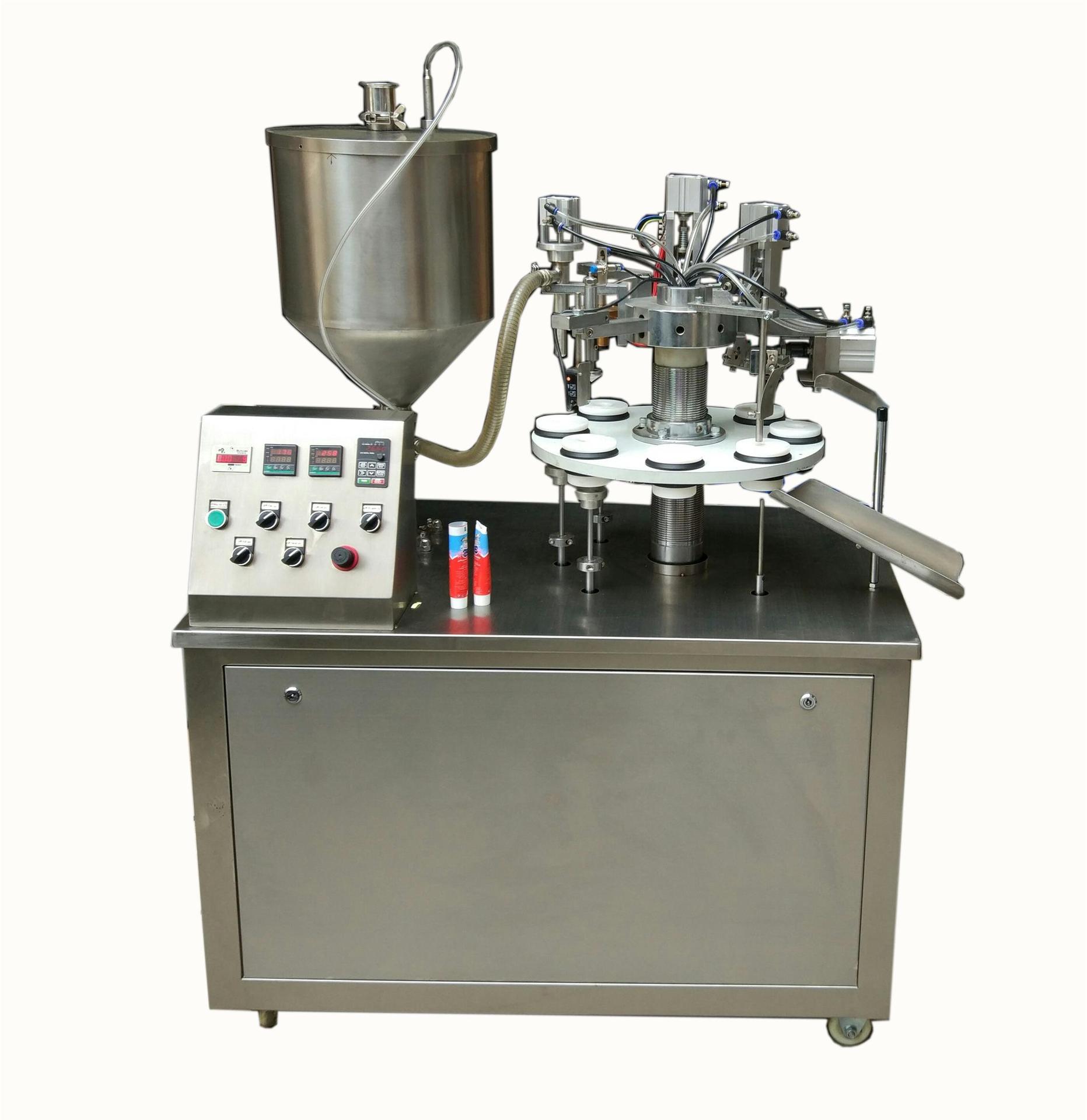 半自动软管封尾机 全自动灌装封尾机at-gf-40